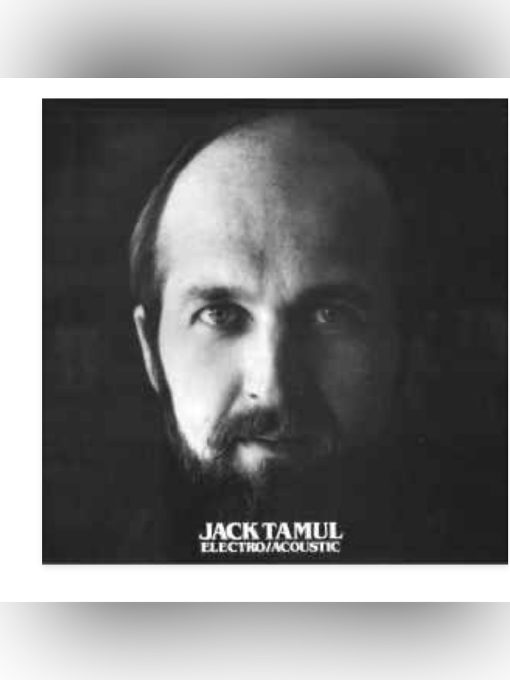Jack Tamul Electro Acoustic Spectrum 80 Musique Concrète/ Expérimental L
